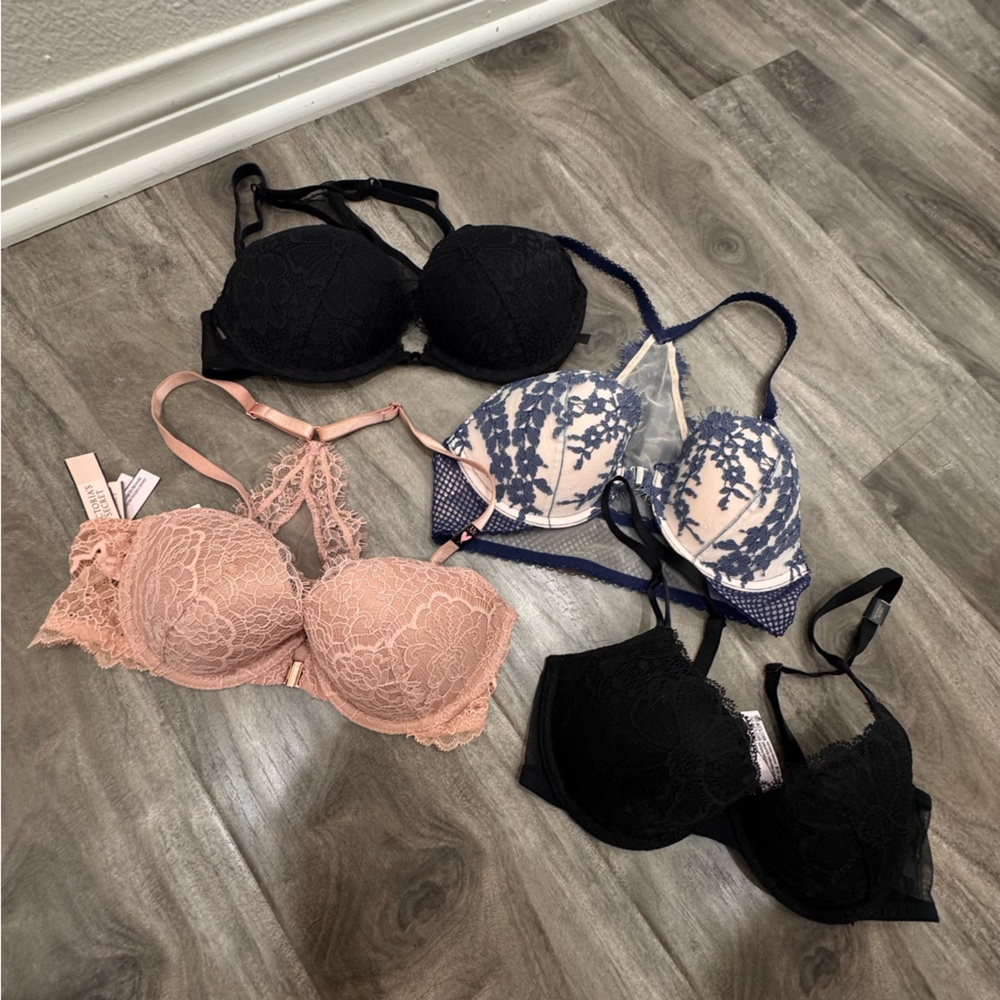 4 Victoria's Secret Bras 32C